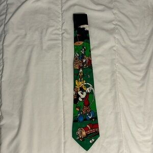 Disney Mickey, Goofy and Pluto golf tie.